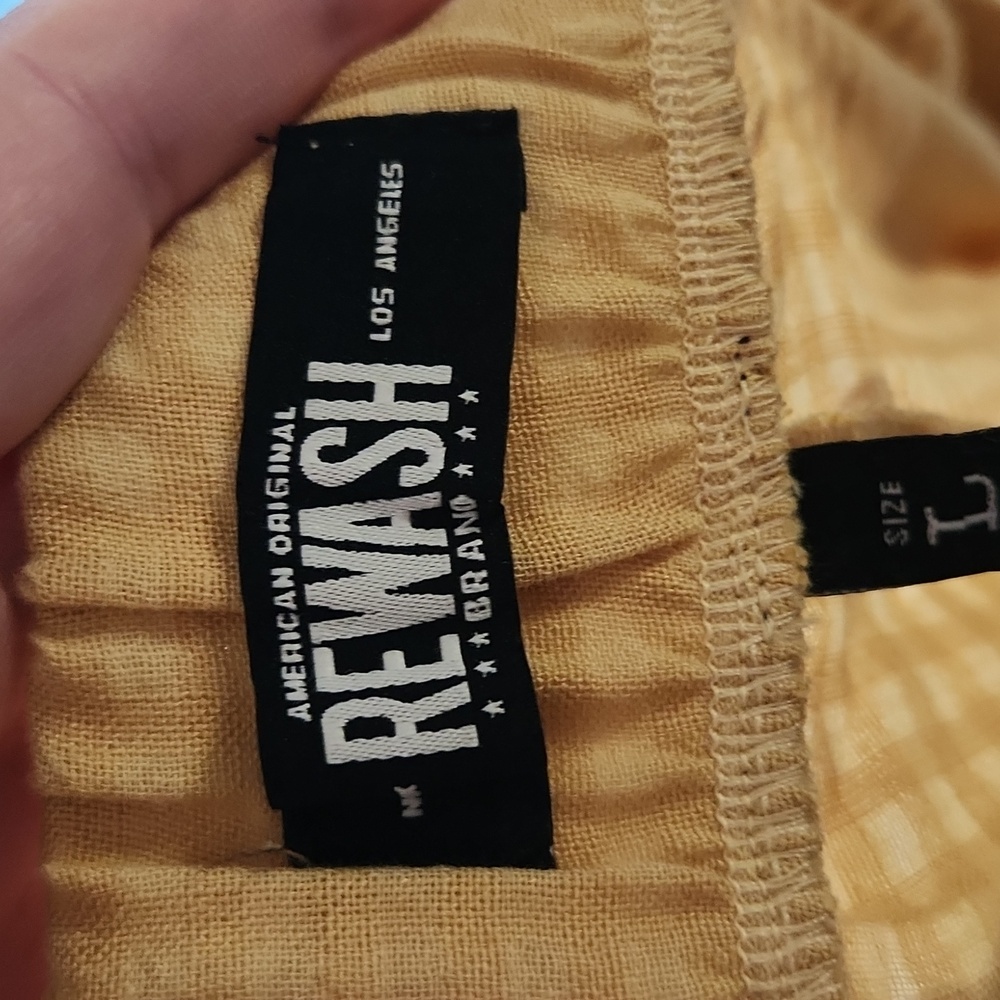 Rewash Mustard Yellow Pants